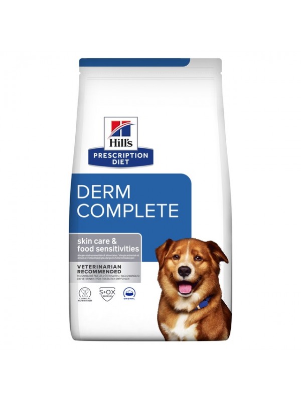 Hills pd koera täissööt derm complete 1,5kg