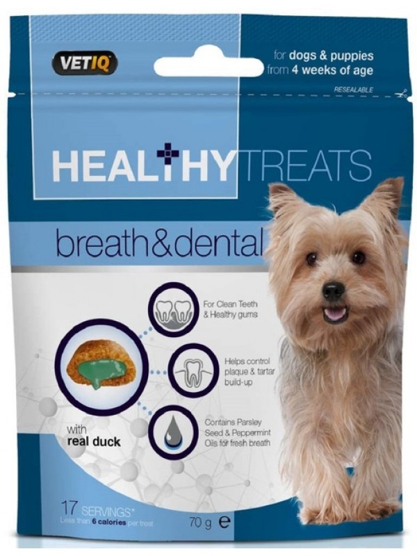 Vetiq koera maius healthy treats breath&dental 70g