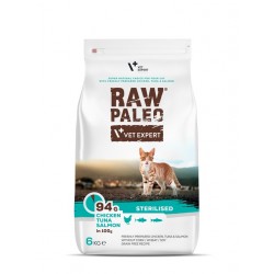 Raw paleo kassi täissööt steril. kana/tuunikala/lõhe 6kg
