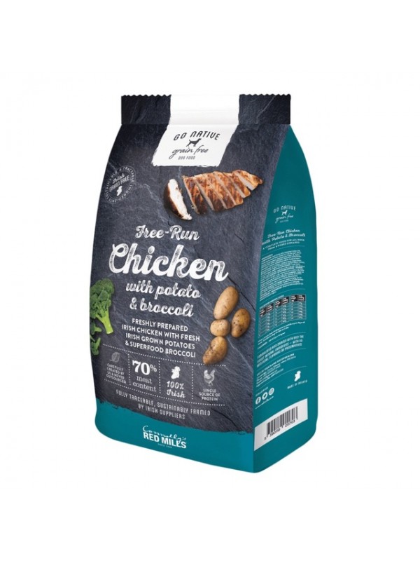 Go native koera täissööt kana/kartul/brokoli 800g