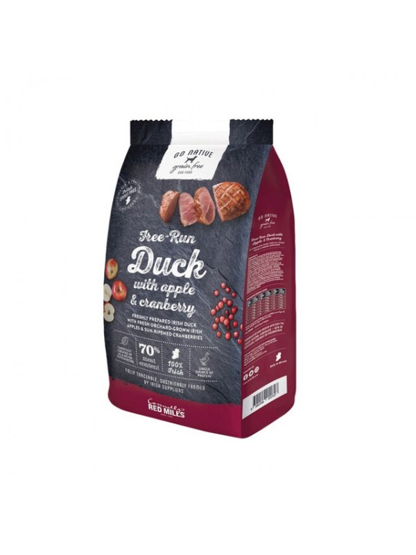 Go native koera täissööt part/õun/jõhvikas 4kg