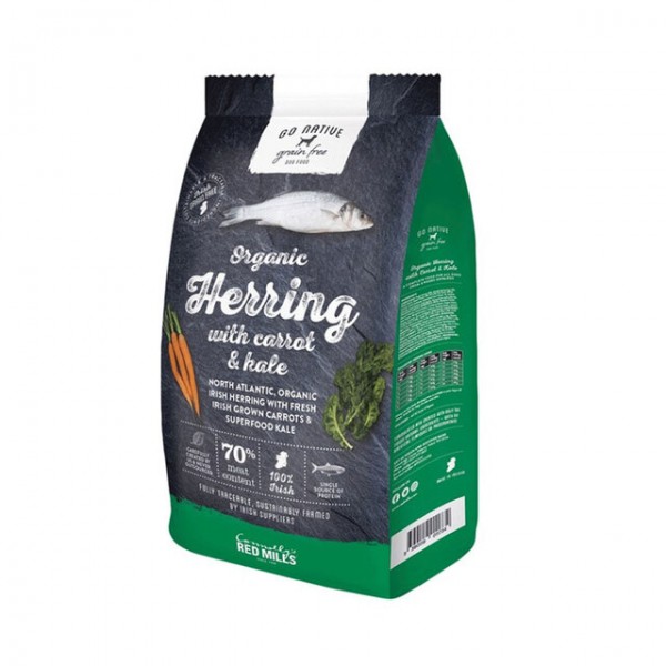 Go native koera täissööt heeringas/porgand/lehtkapsas 4kg