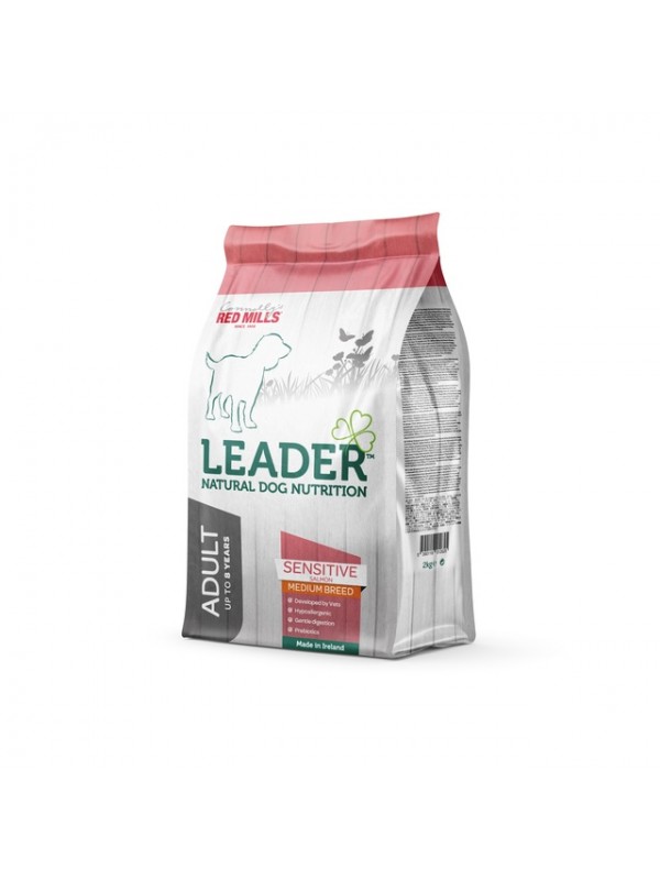 Leader koera täissööt sensitive lõhe keskmine tõug 2kg