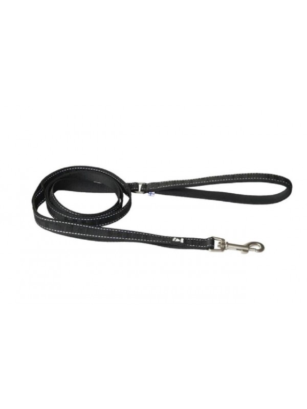 Hurtta eco jalutusrihm casual helkiv 180cm x 20mm must #