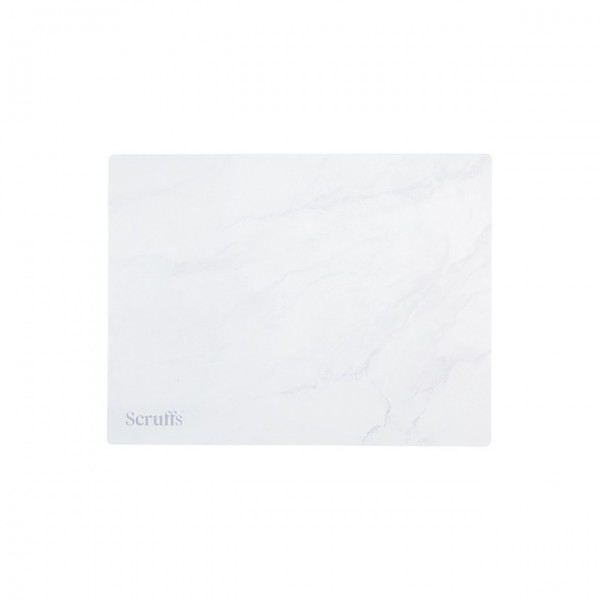 Scruffs kausside alusmatt 40x30cm valge marmor