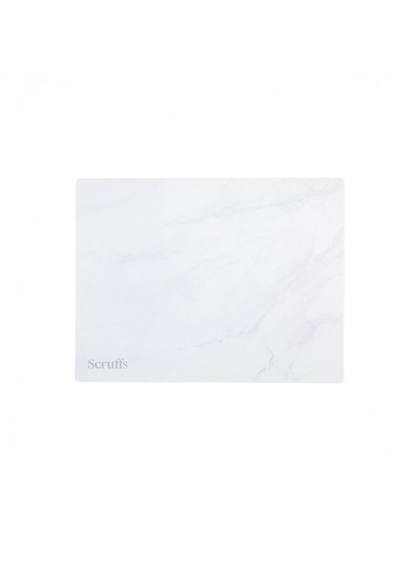 Scruffs kausside alusmatt 40x30cm valge marmor