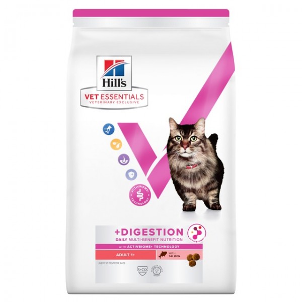 Hills ve kassi täissööt multi-benefit + digestion lõhe 1,5kg
