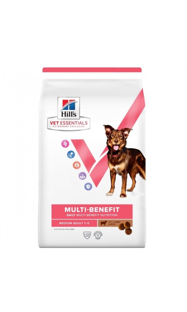 Hills ve koera täissööt mb medium lammas/riis 10kg