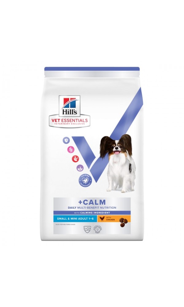 Hills ve koera täissööt mb+ calm  small&mini kanaga 2kg