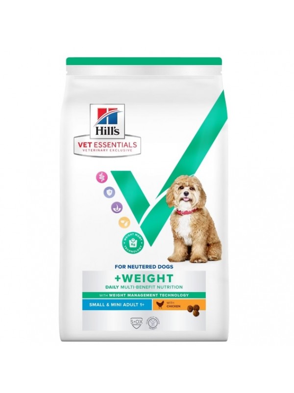 Hills ve koera täissööt mb small&mini + weight kana 2kg