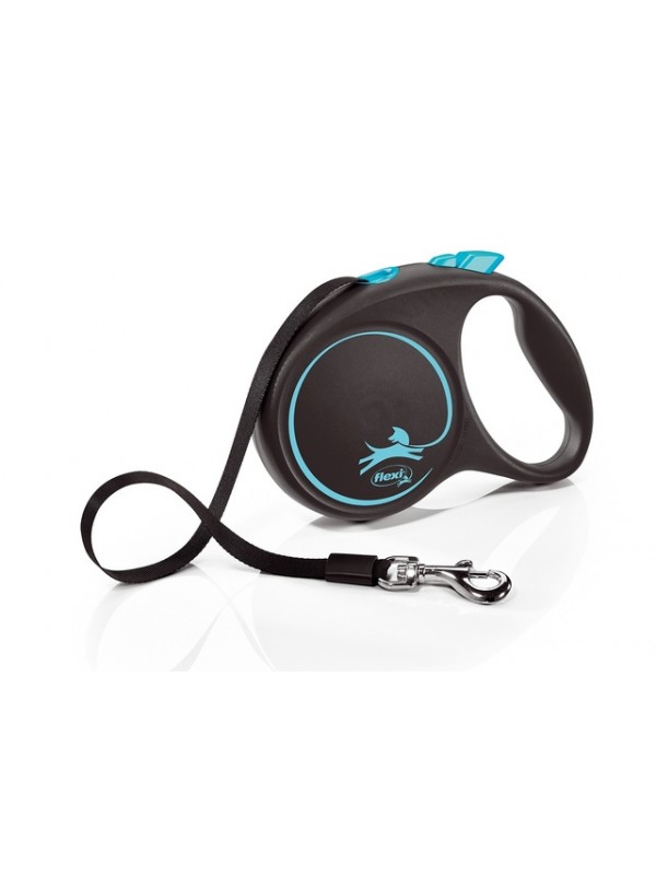 Flexi lintrihm black design l 5m sinine