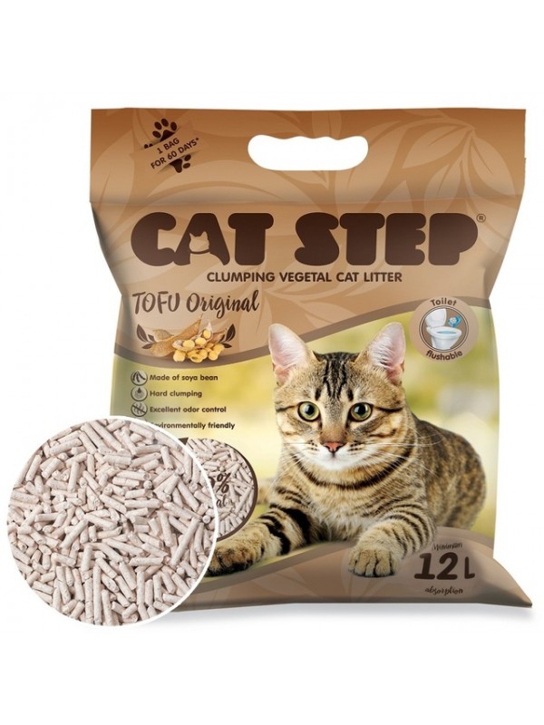 Cat step kassiliiv tofu original 5,4kg/12l