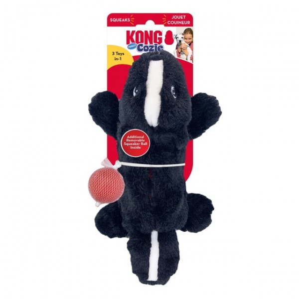 Kong koera mänguasi cozie pocketz skunk s