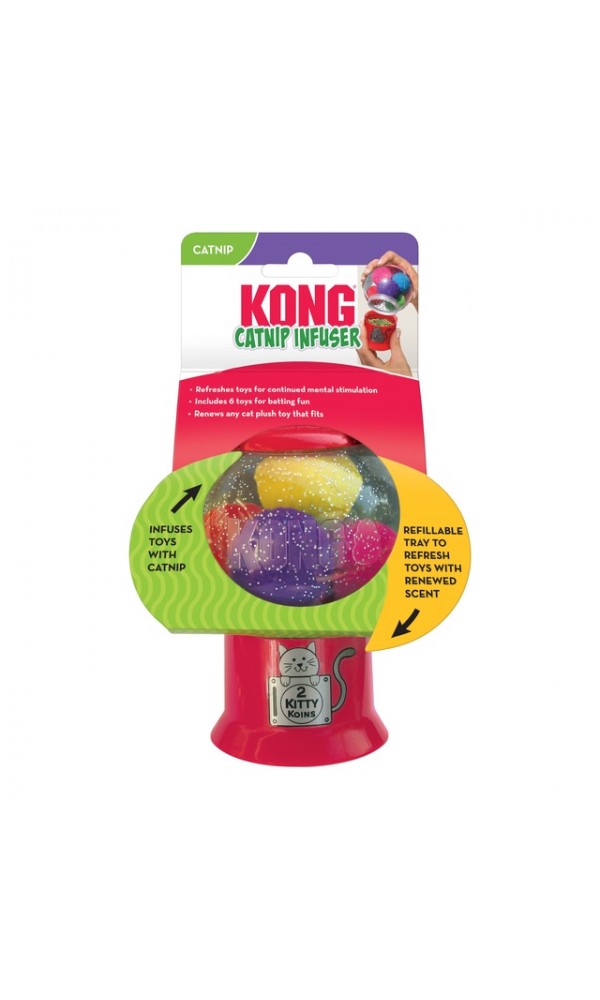 Kong catnip infuser kassi mänguasi #