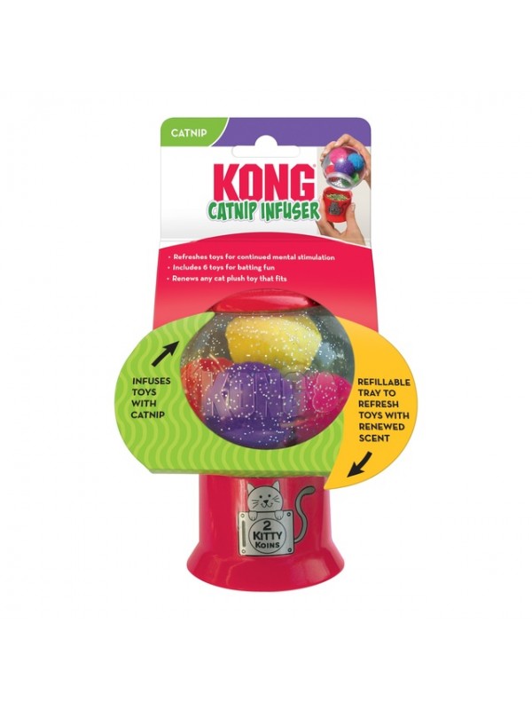 Kong catnip infuser kassi mänguasi #