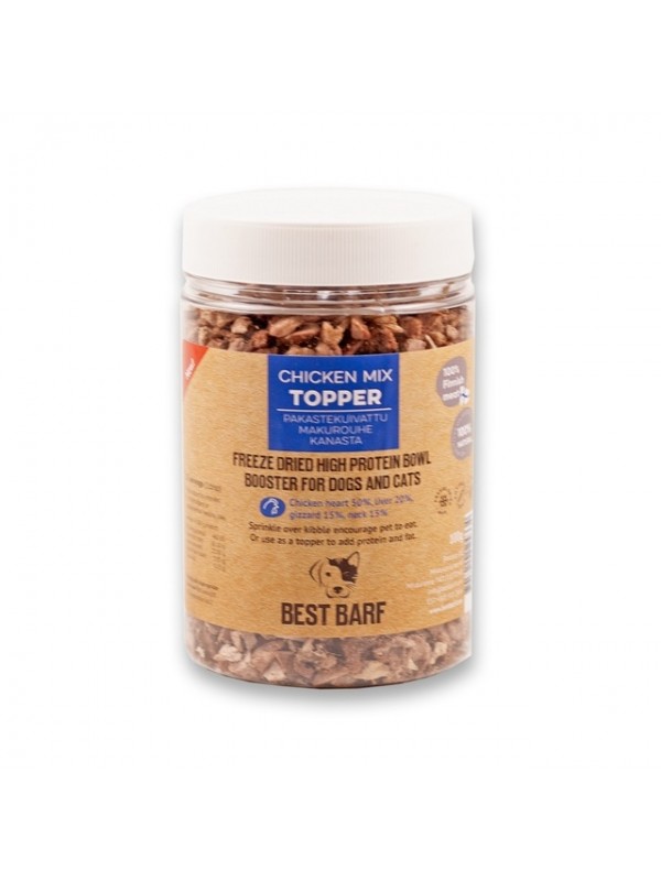 Best barf külmkuivatatud maius kana mix topper 100g