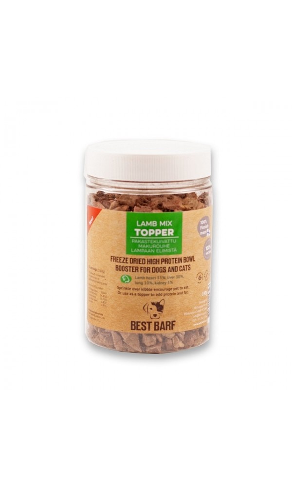 Best barf külmkuivatatud maius lamba mix topper 100g