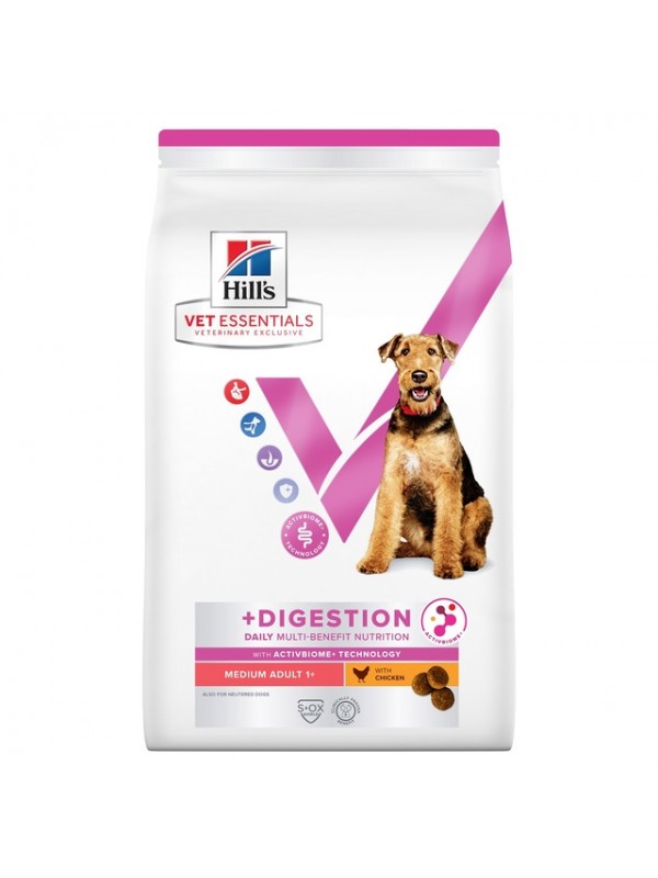 Hills ve koera täissööt mb medium+digestion kana 2kg