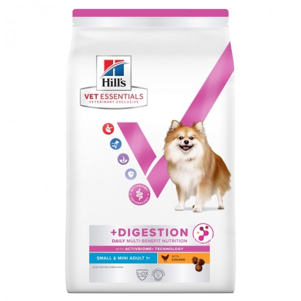 Hills ve koera täissööt mb small&mini+digestion kana 2kg