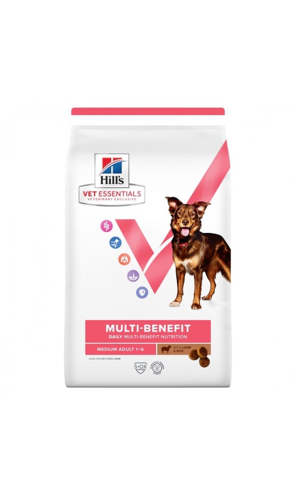Hills ve koera täissööt mb medium lammas/riis 2kg