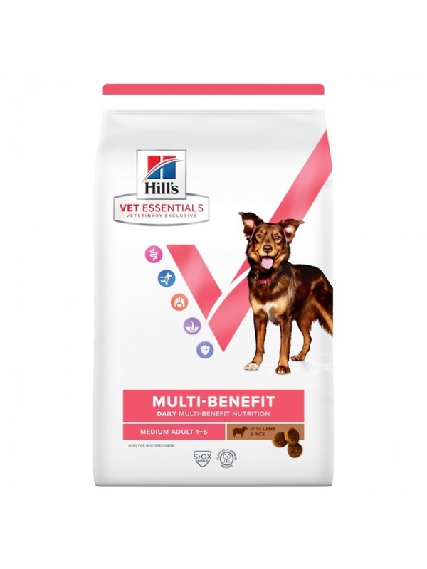 Hills ve koera täissööt mb medium lammas/riis 2kg