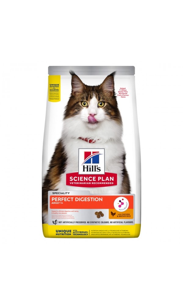 Hills kassi täissööt perfect digestion kana 1,5kg