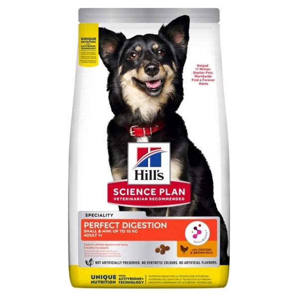 Hills koera täissööt perfect digestion small&mini kana 1,5kg