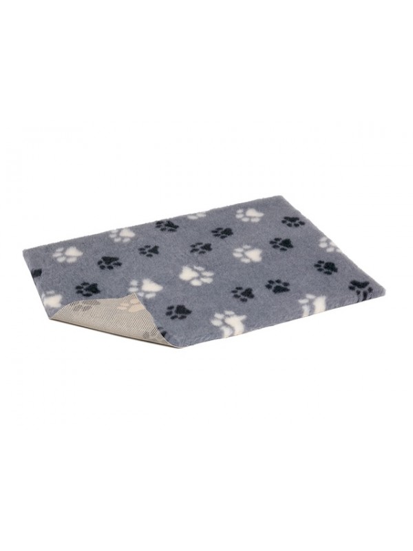 Vetbed duo paws libisemisvastane 75x50cm hall valge ja musta käpamust. Vetbed duo paws libisemisvastane 75x50cm hall valge ja musta käpamust.