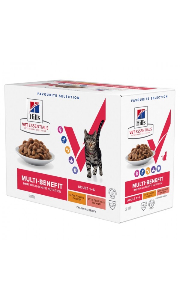 Hills ve kassi einekotike mb lõhe/kana multi 85g n12