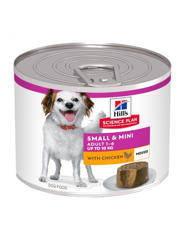 Hills koera mousse small&mini kana 200g