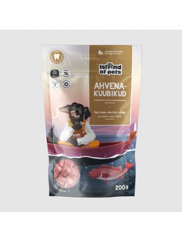 Island of pets maius ahvenakuubikud 200g