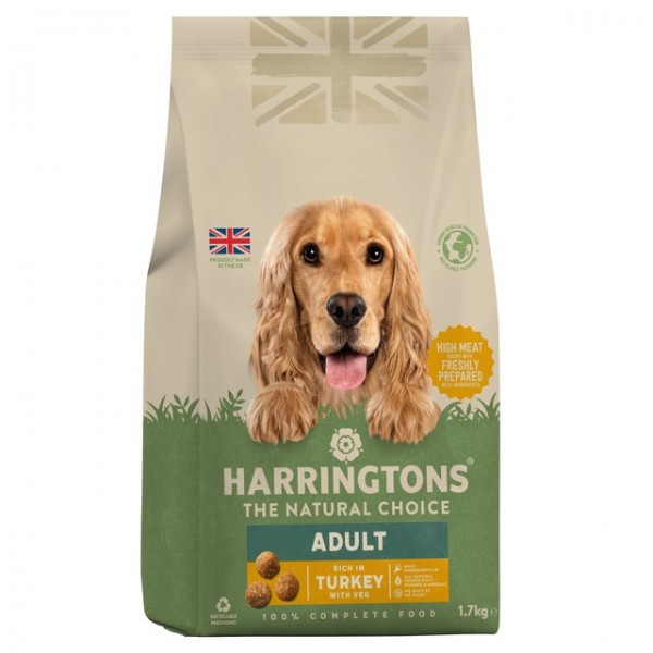 Harringtons complete koera täissööt kalkun/köögiv. 1,7kg