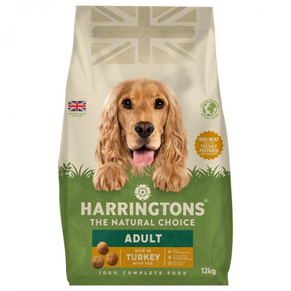 Harringtons complete koera täissööt kalkun/köögiv. 12kg