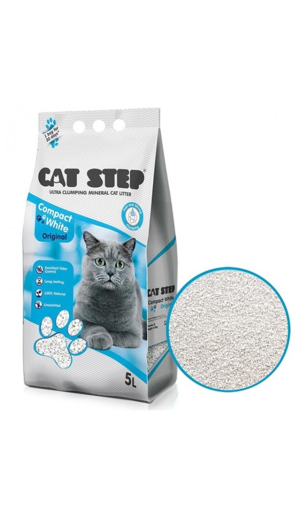 Cat step kassiliiv compact white original 5l #