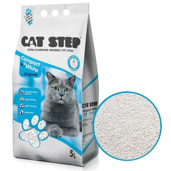 Cat step kassiliiv compact white original 5l #