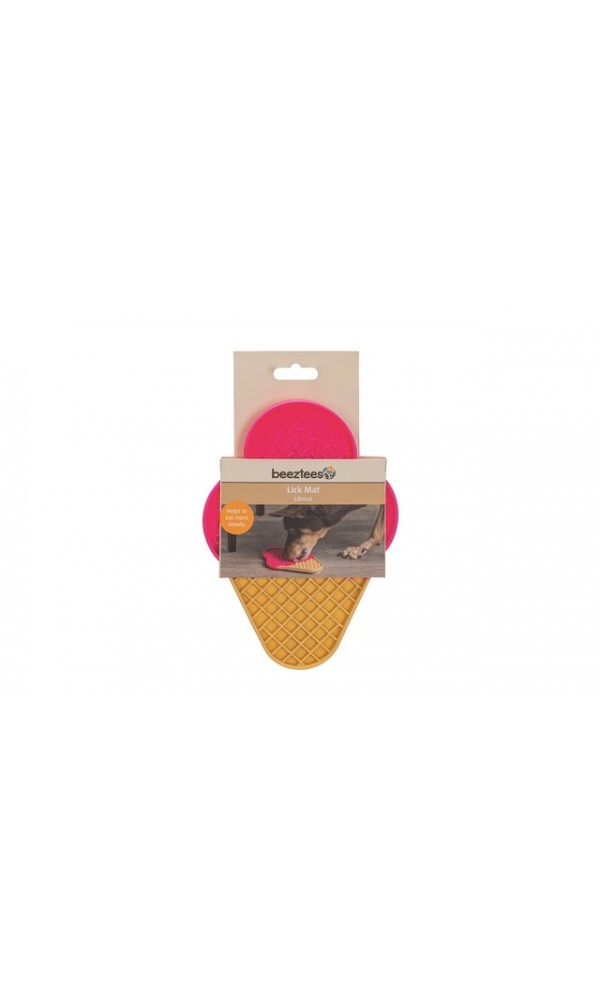 Beeztees maiusematt silikoon jäätis 21x15cm roosa