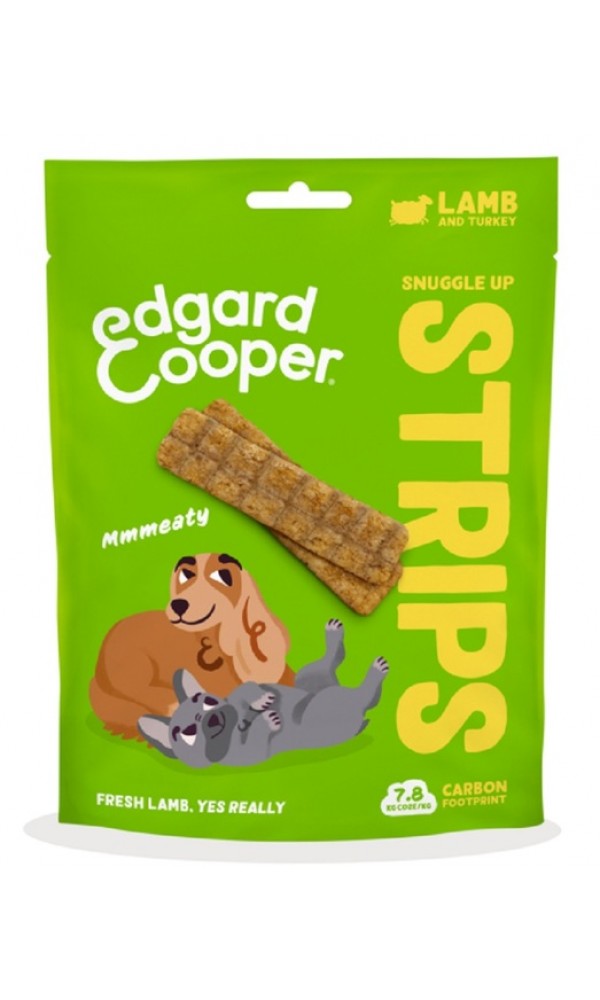 Edgard cooper koera maius strips lammas/kalkun 75g
