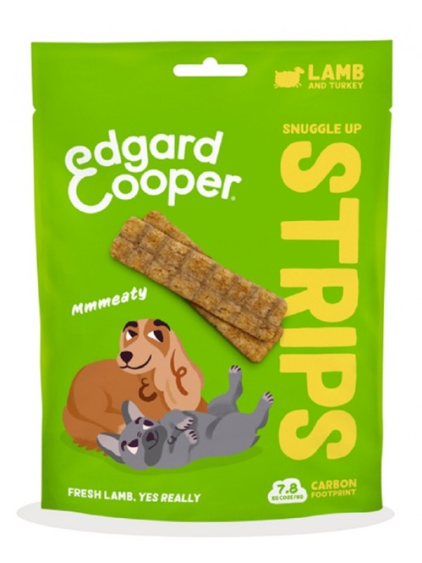 Edgard cooper koera maius strips lammas/kalkun 75g