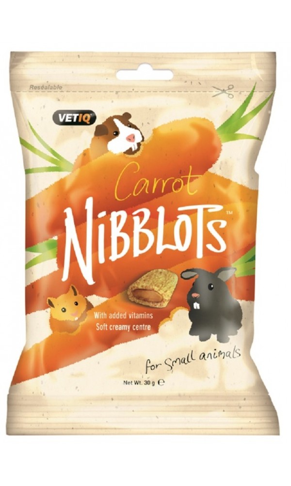 Vetiq väikelooma maius nibblots carrot 30g