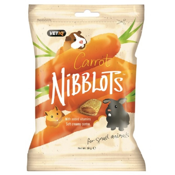 Vetiq väikelooma maius nibblots carrot 30g