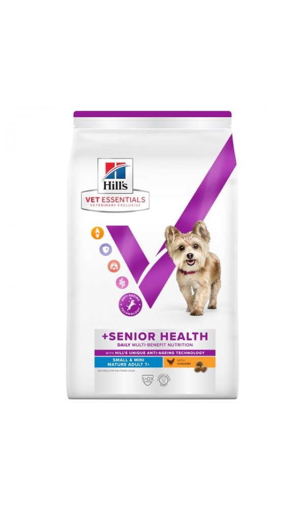 Hills ve koera täissööt mb small&mini kana+senior 2kg