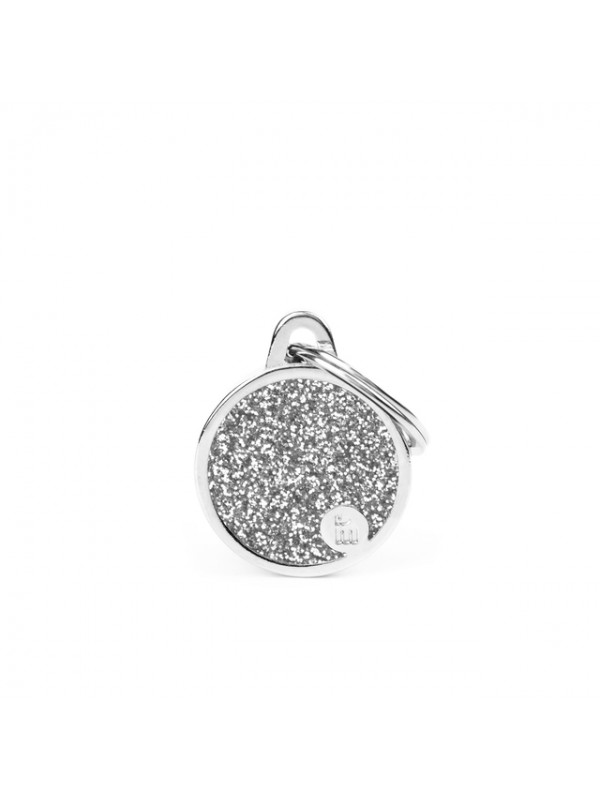 My family shine ripats väike ring sädelev hall