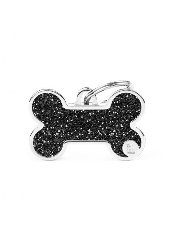 My family shine ripats suur kondikujuline sädelev must