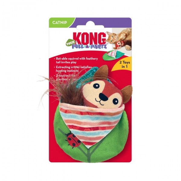 Kong pull-a-parts tuck kassi mänguasi
