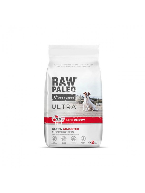 Raw paleo kutsika täissööt ultra mini veis 2kg