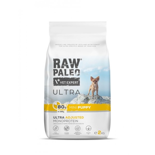 Raw paleo koera täissööt ultra mini kalkun 2kg