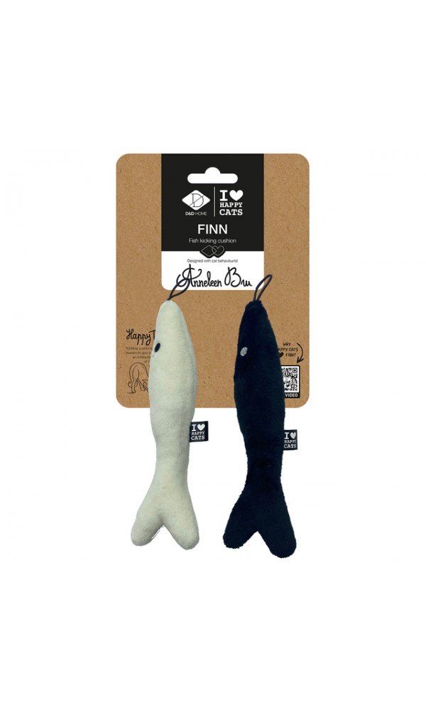 Dd home kassi mänguasi finn 20x6x3cm must/valge #