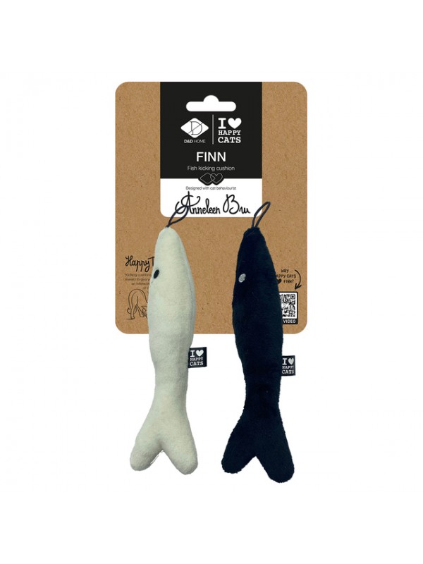 Dd home kassi mänguasi finn 20x6x3cm must/valge #