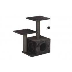 Beeztees kassi kraapimispost serpa fien 45x34x70cm must  #