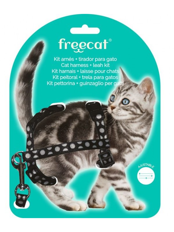 Freecat kassi traksid+jalutusrihm must
